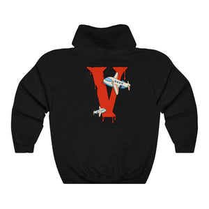 Iconic "V" Logo Pull Over Hoodie