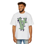 Load image into Gallery viewer, Fall into Fashion Oversized Tee - Iconic V Front Logo
