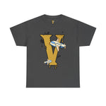 Load image into Gallery viewer, Dripping Fall  &quot;V&quot; Graphic  Tee
