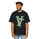 Load image into Gallery viewer, Fall into Fashion Oversized Tee - Iconic V Front Logo

