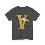 Load image into Gallery viewer, Dripping Fall  &quot;V&quot; Graphic  Tee
