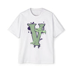 Load image into Gallery viewer, Fall into Fashion Oversized Tee - Iconic V Front Logo
