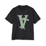 Load image into Gallery viewer, Fall into Fashion Oversized Tee - Iconic V Front Logo
